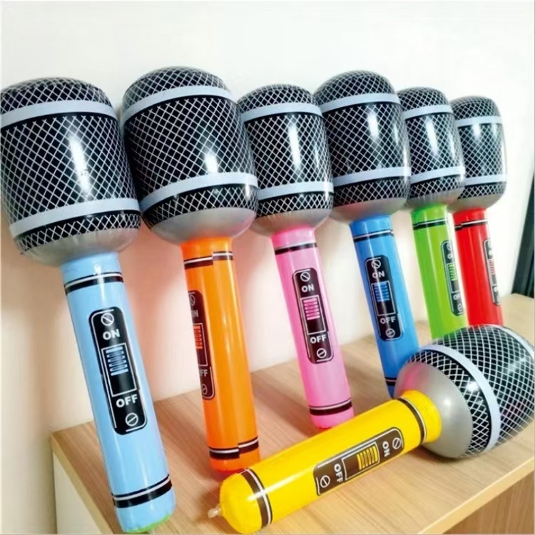 Custom Inflatable Microphone 35cm | Blow Up Party Microphone Manufacturer China - Inflatable Microphones - PandaSupply Eur...